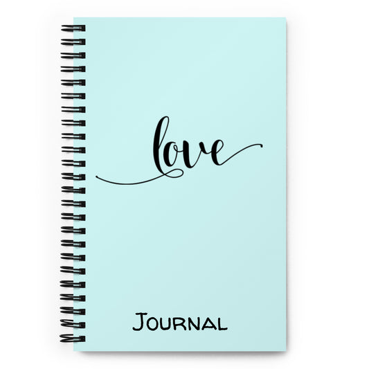 Love (black) Spiral Notebook