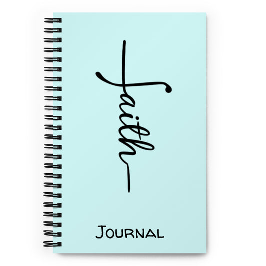 Faith (black) Spiral Notebook