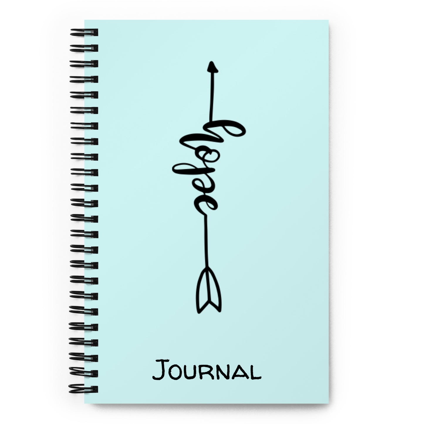 Hope (black) Spiral Notebook