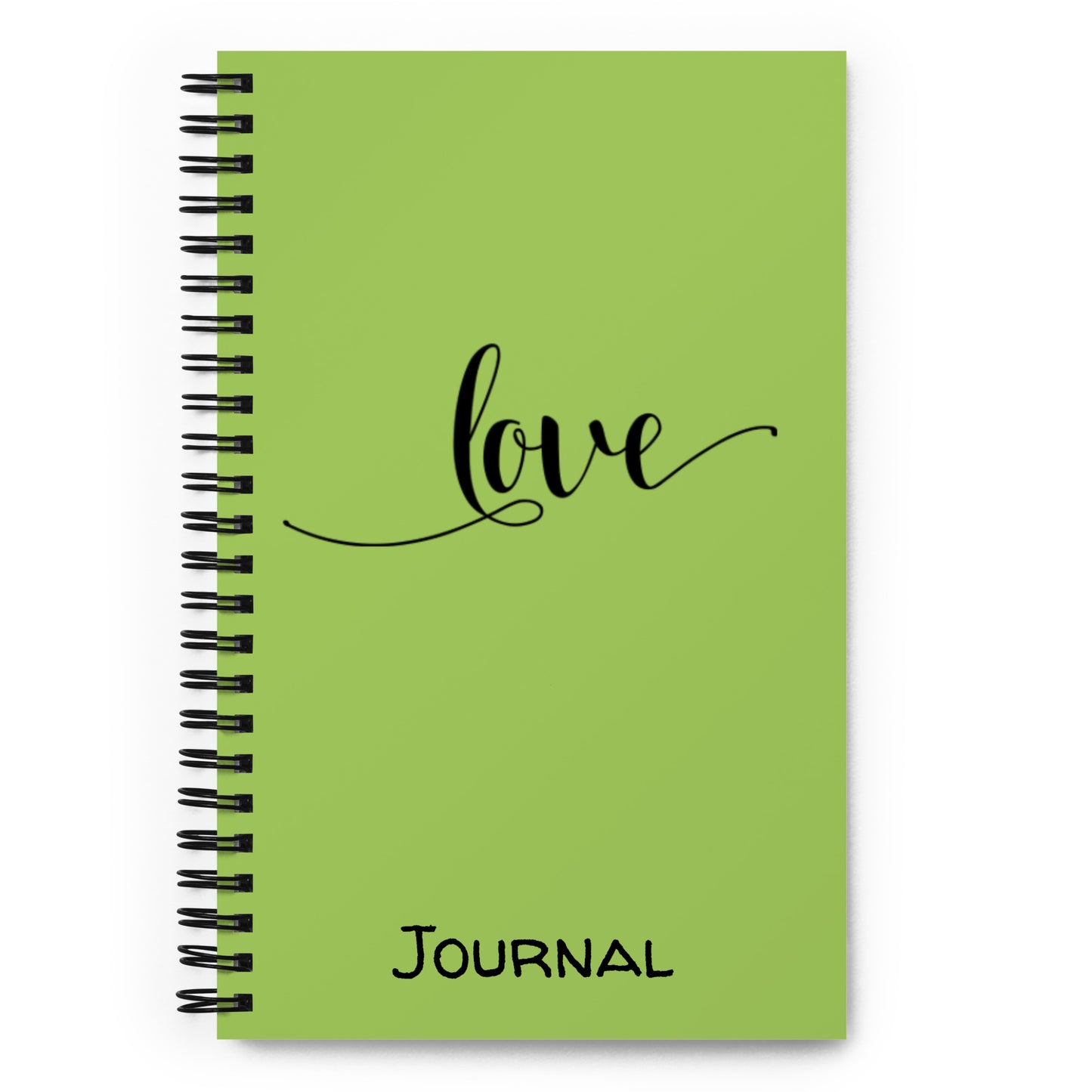 Love (black) Spiral Notebook