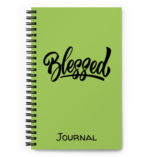 Blessed (black) Spiral Notebook