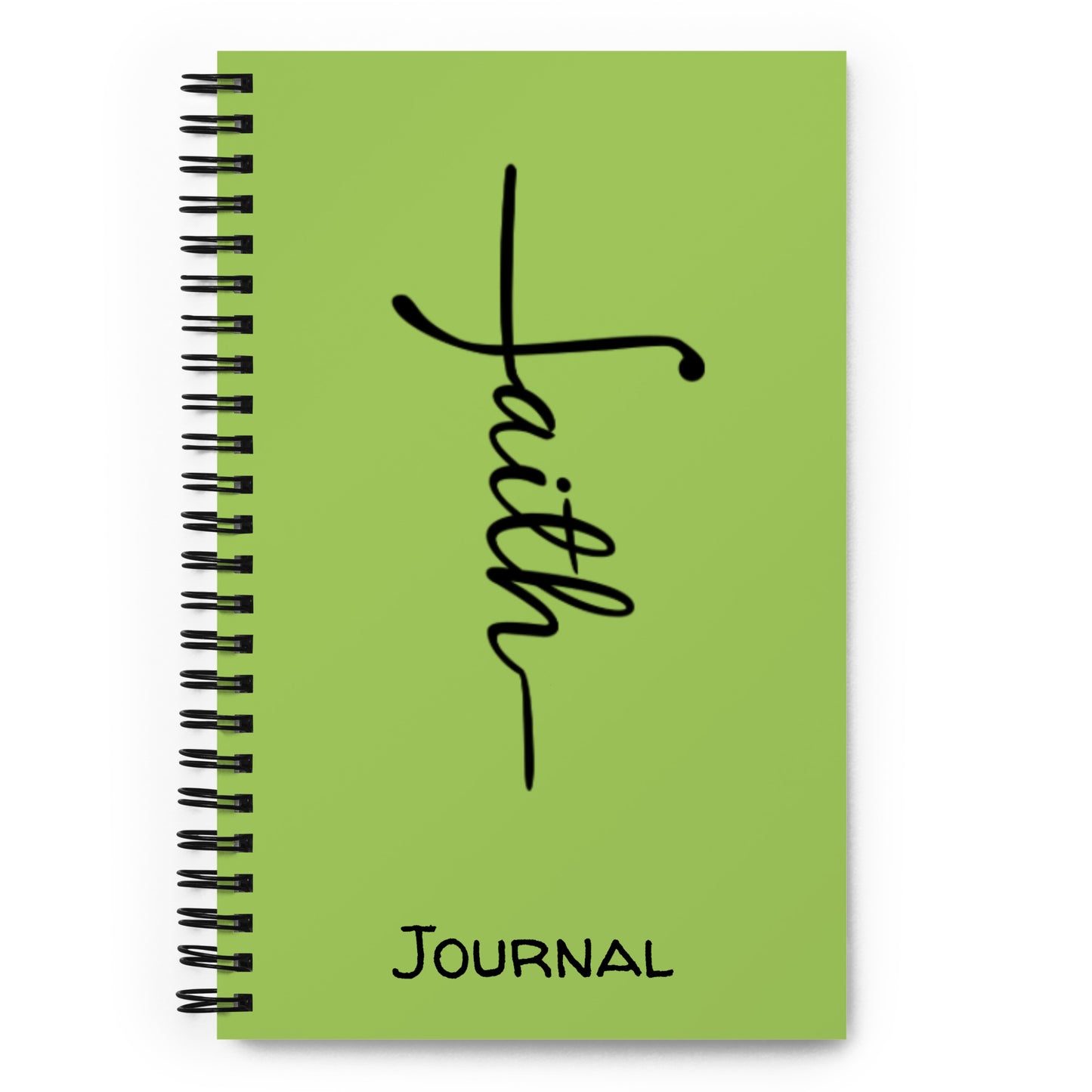 Faith (black) Spiral Notebook