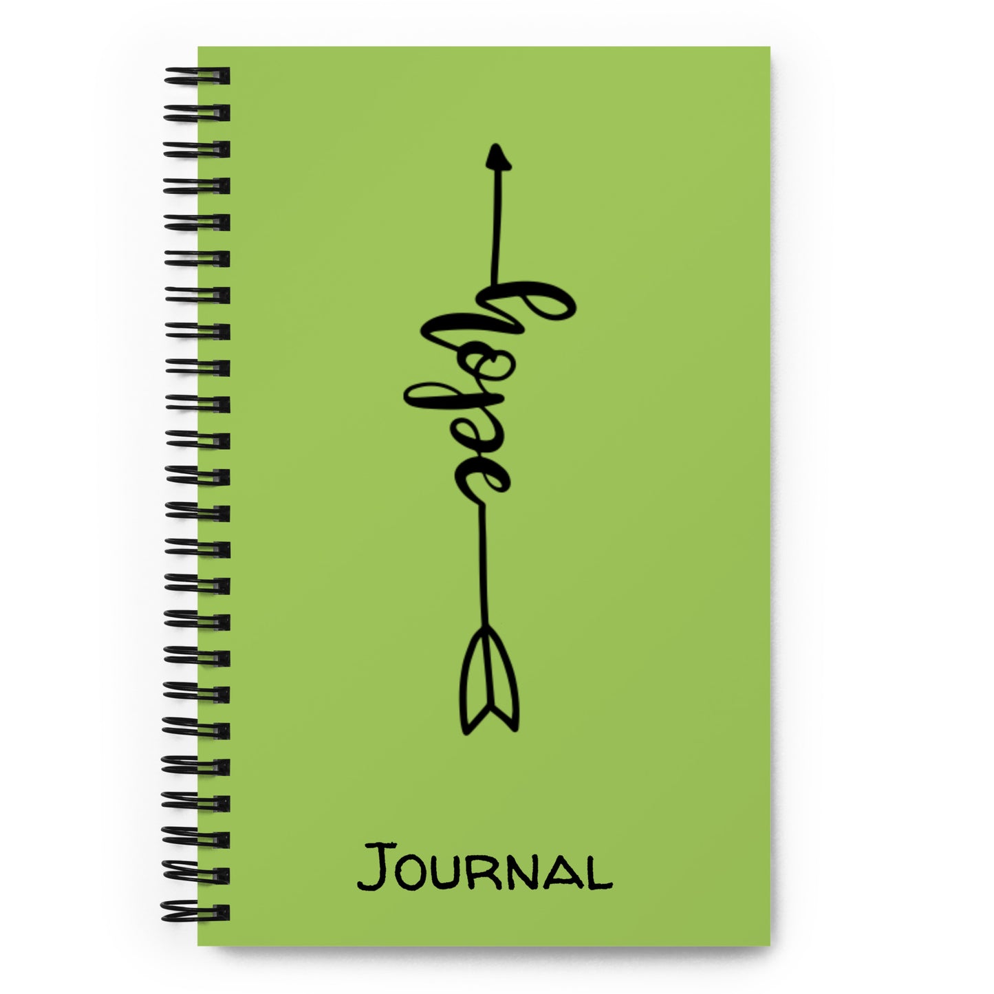 Hope (black) Spiral Notebook