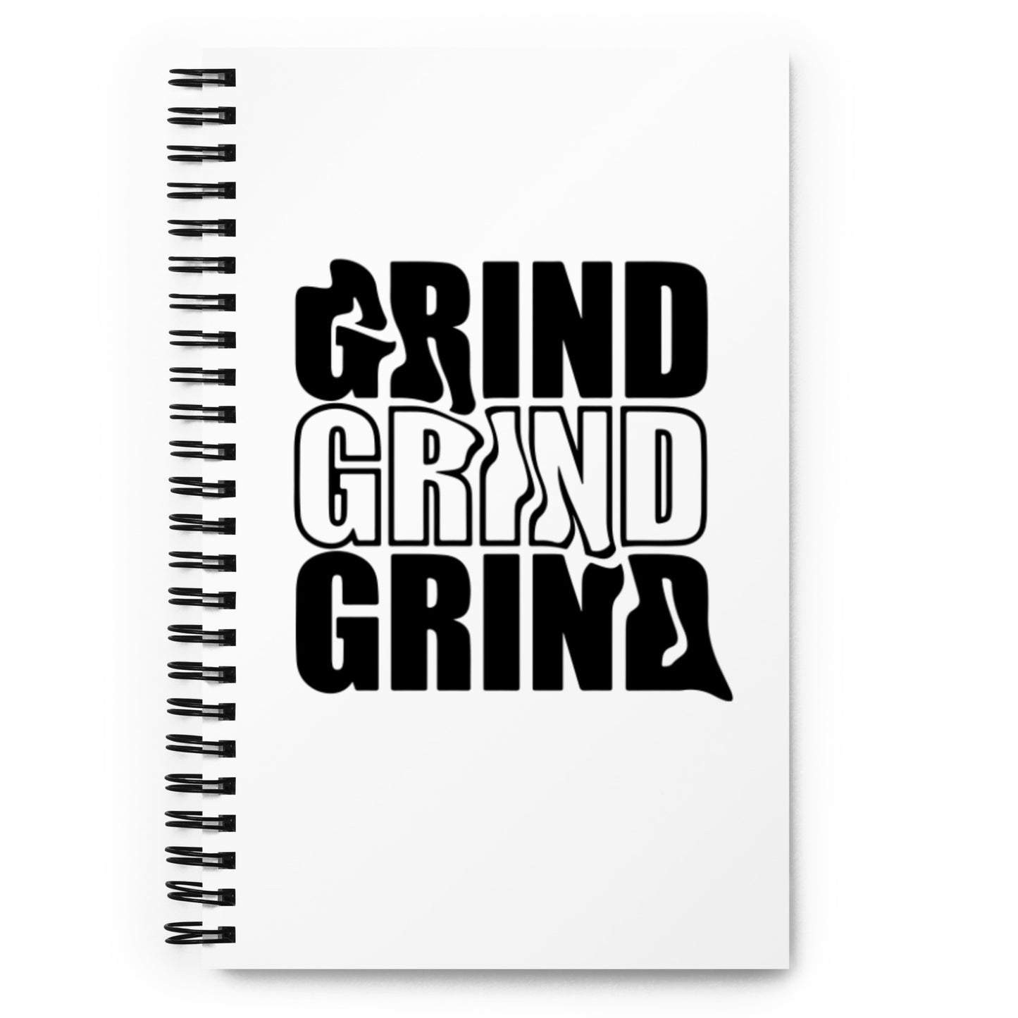 Grind Grind Grind Spiral Notebook