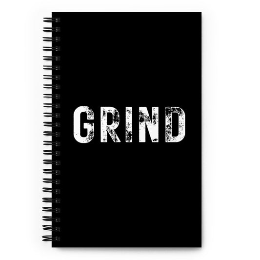 Stamped Grind Spiral Notebook