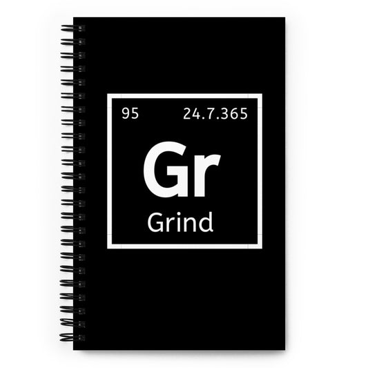 Grind Periodic Element Spiral Notebook