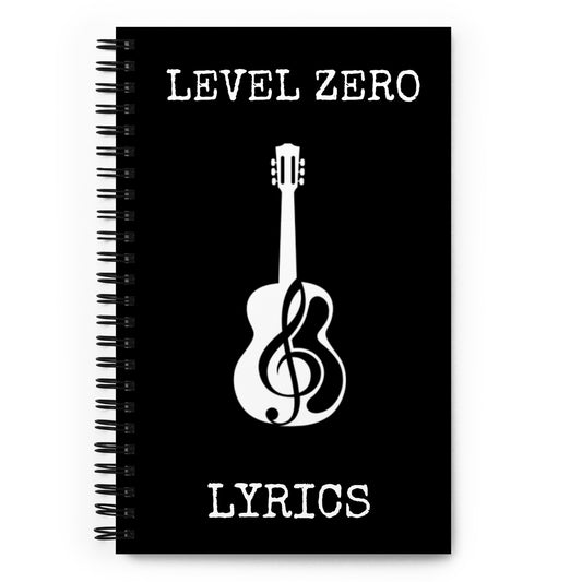 Level Zero Treble Clef Guitar Spiral Notebook