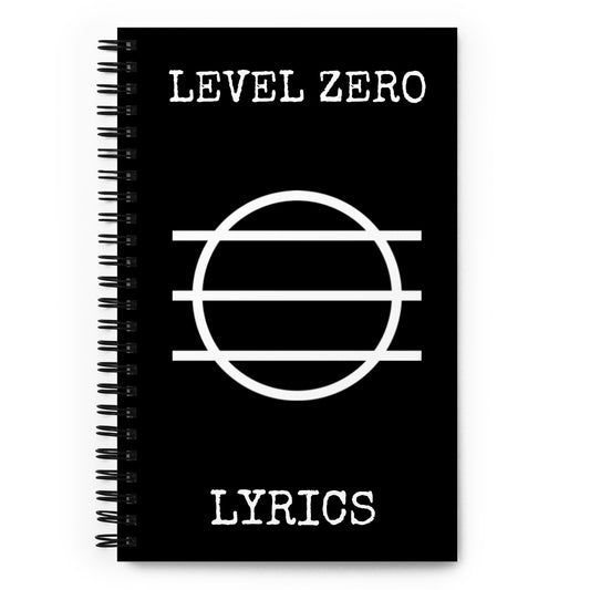 Level Zero Music Note Spiral notebook
