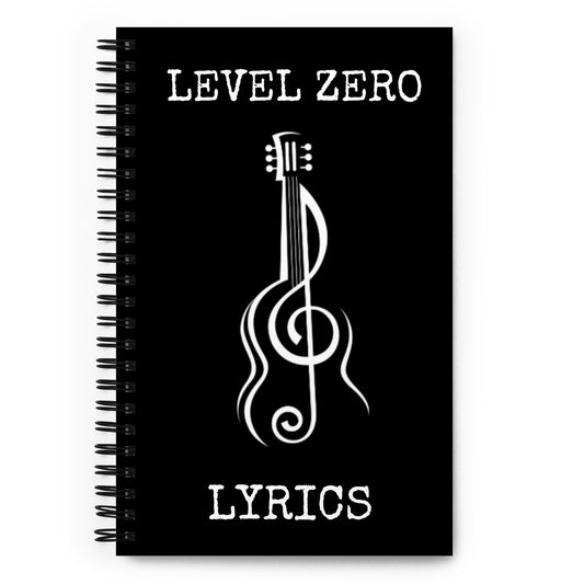 Level Zero Swirl Guitar Spiral Notebook