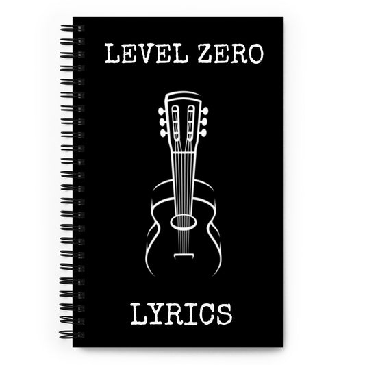 Level Zero Guitar Spiral Notebook