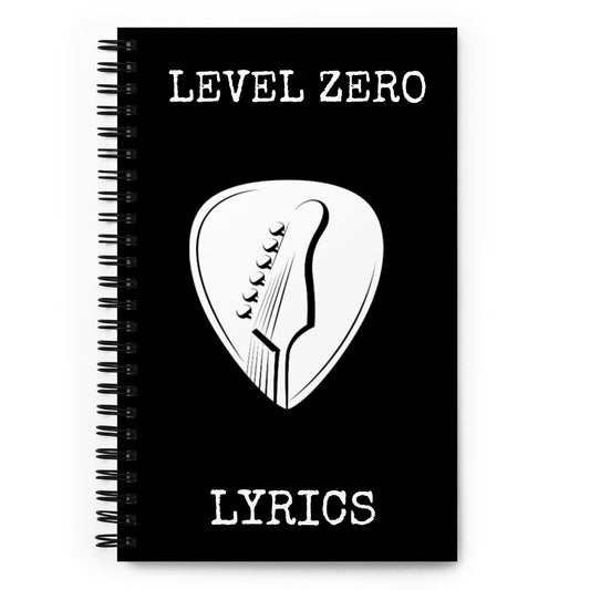 Level Zero Guitar Pick Spiral Notebook