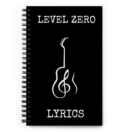 Level Zero Guitar Spiral Notebook
