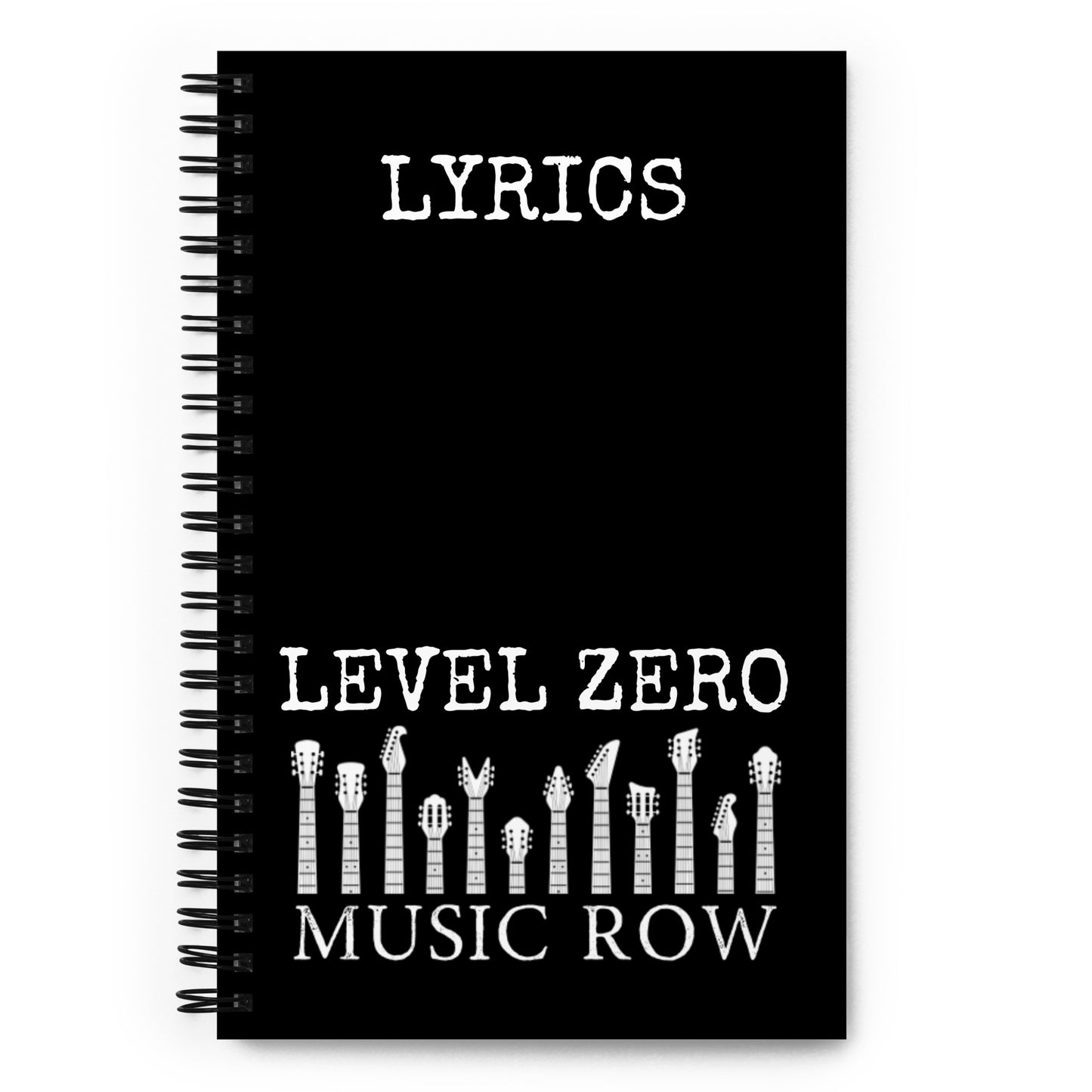 Level Zero Music Row Spiral Notebook