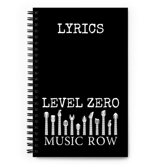 Level Zero Music Row Spiral Notebook