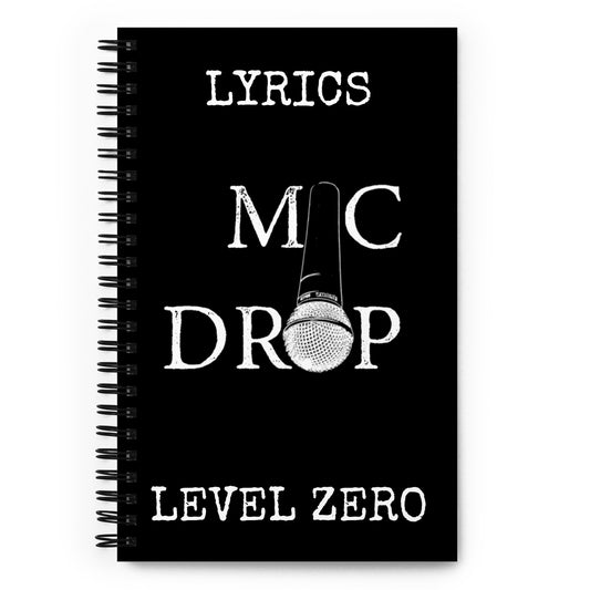 Level Zero Mic Drop Spiral Notebook
