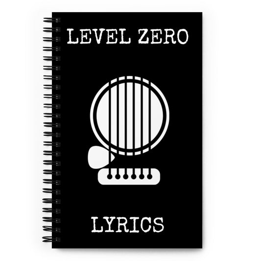 Level Zero Guitar Spiral Notebook