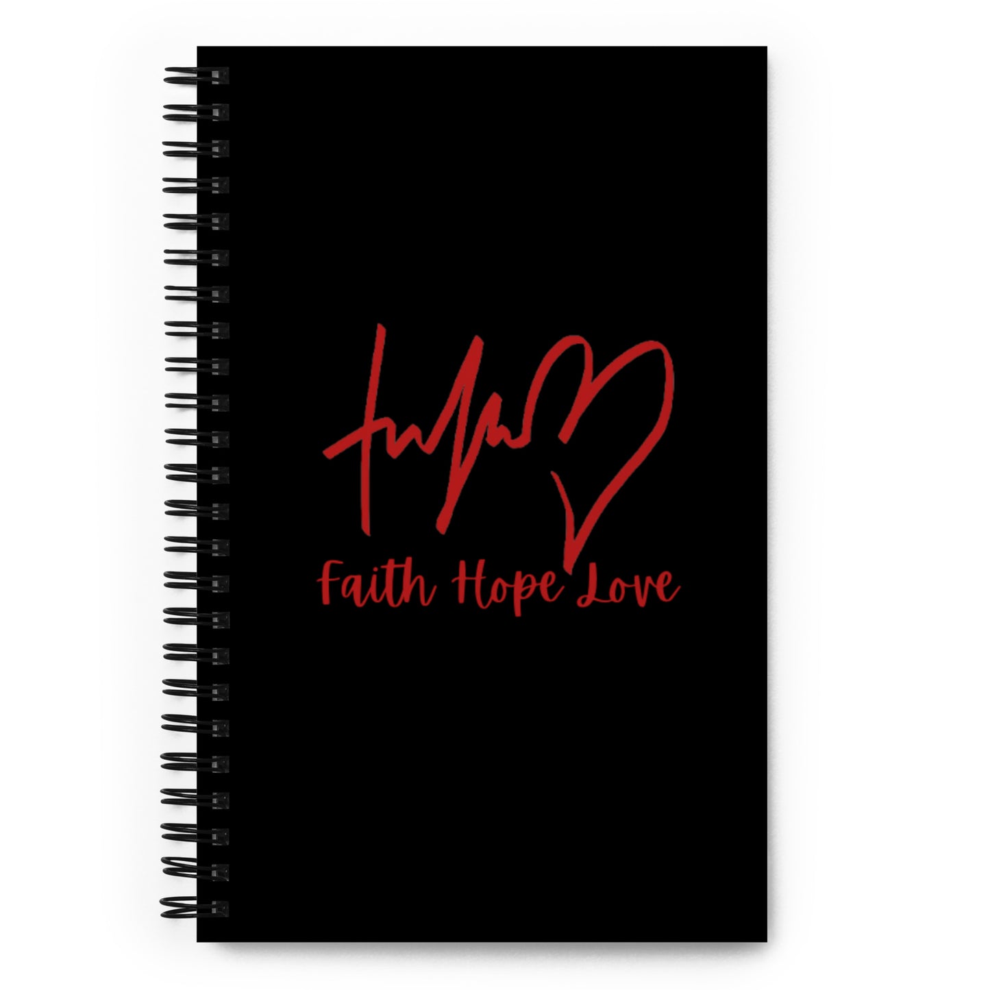 Faith Hope Love Spiral Notebook