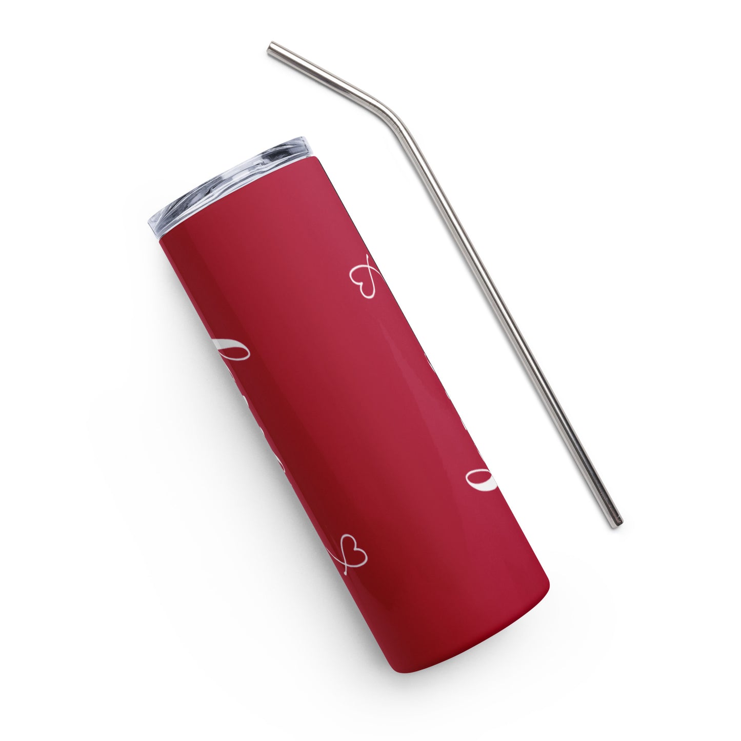 Red Love (heart) Stainless Steel Tumbler