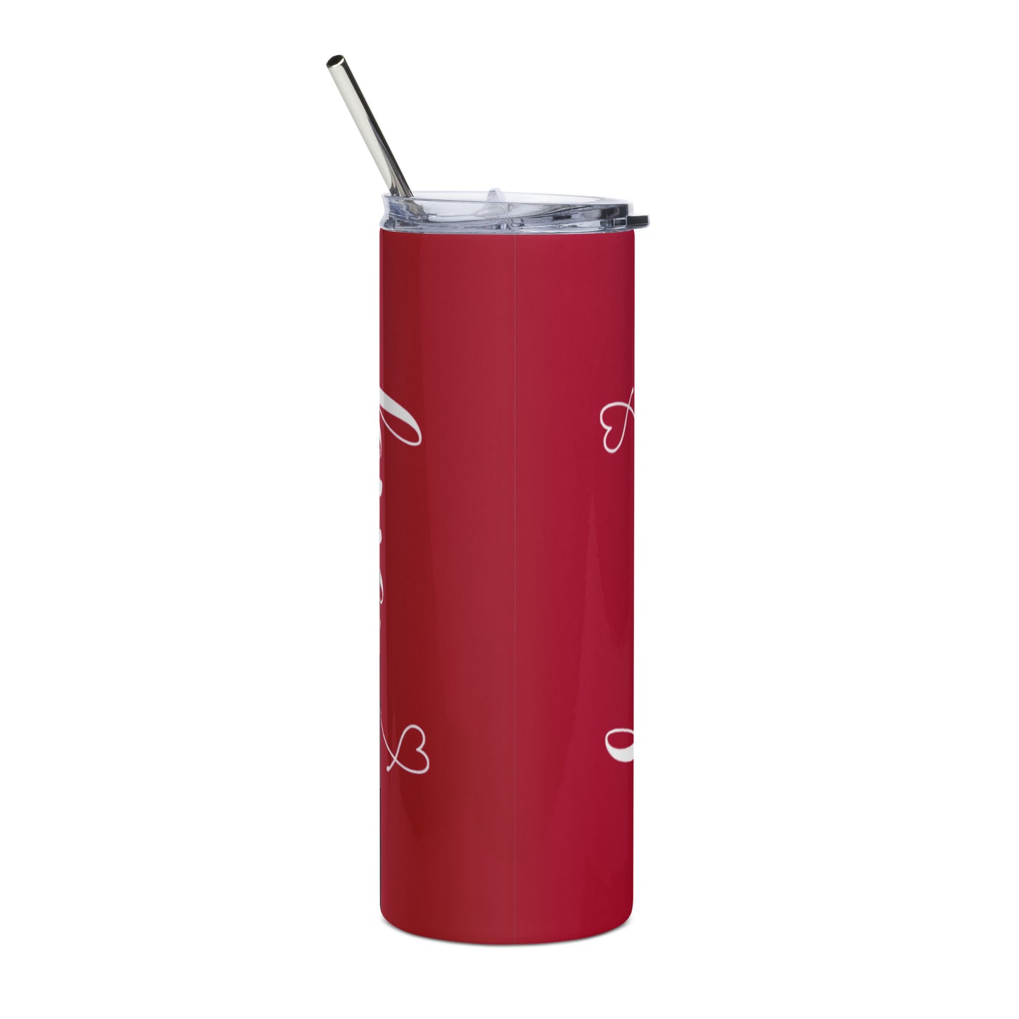 Red Love (heart) Stainless Steel Tumbler