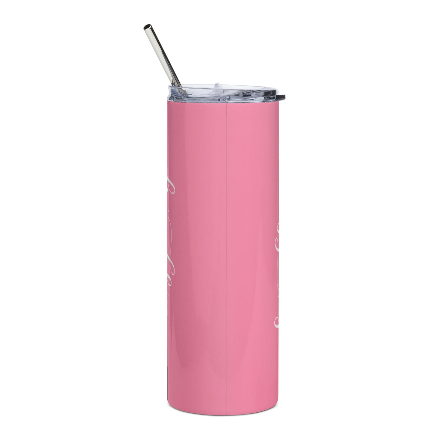 Light Pink Friendship Stainless Steel Tumbler