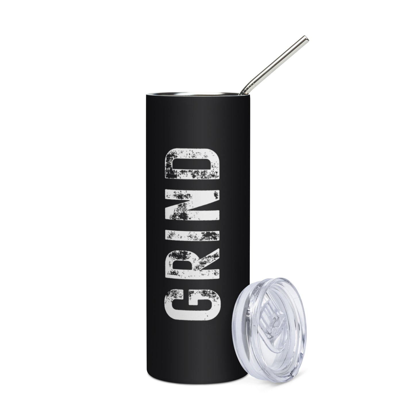 Stamped Grind Stainless Steel Tumbler