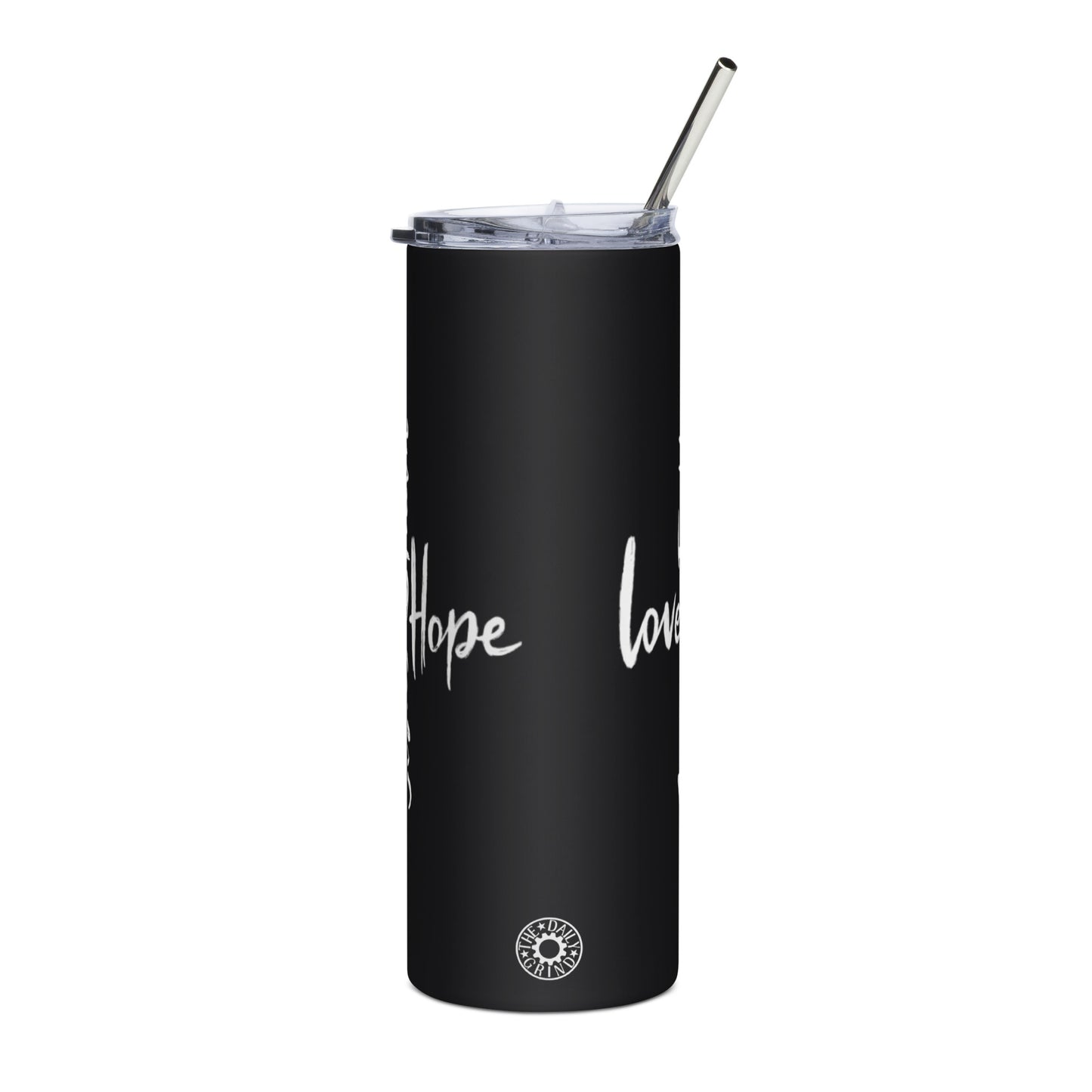 Faith Hope Love Cross Stainless Steel Tumbler