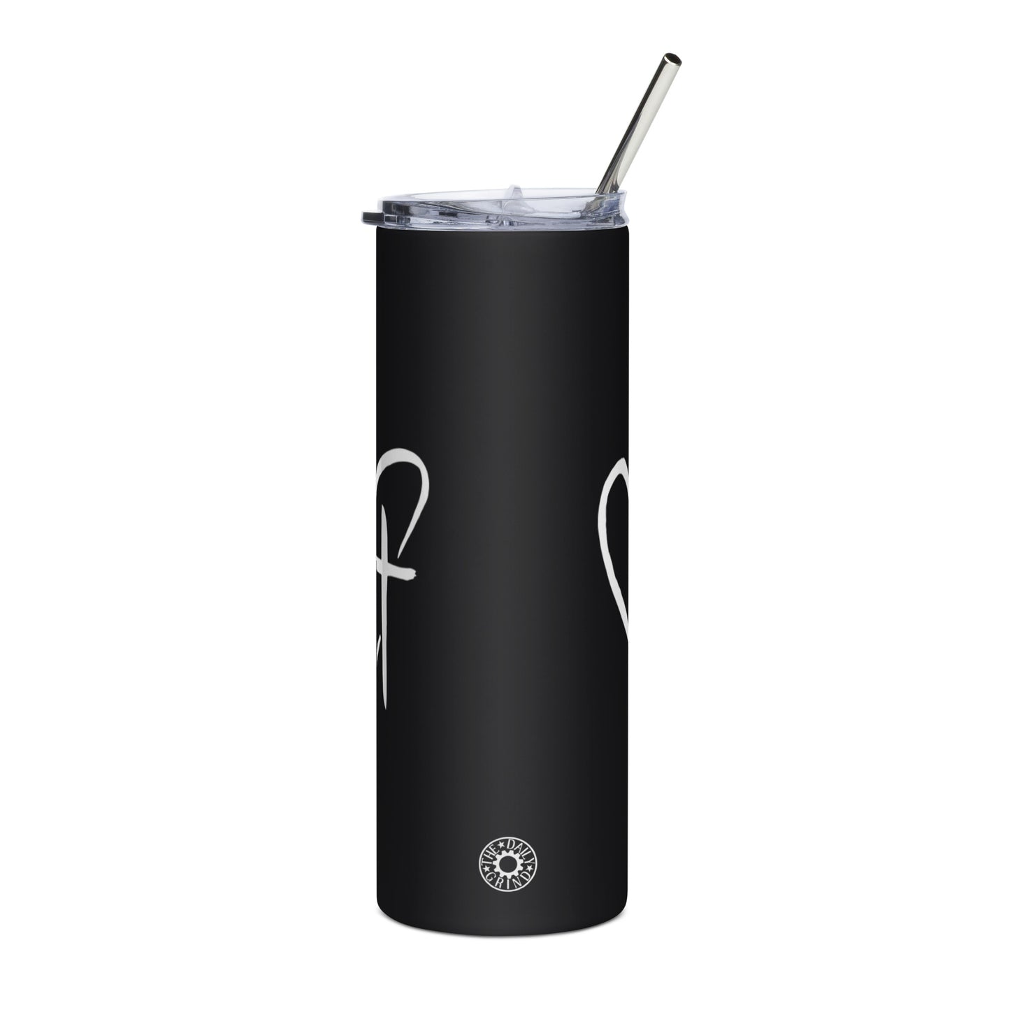 Heart w/ Cross Stainless Steel Tumbler