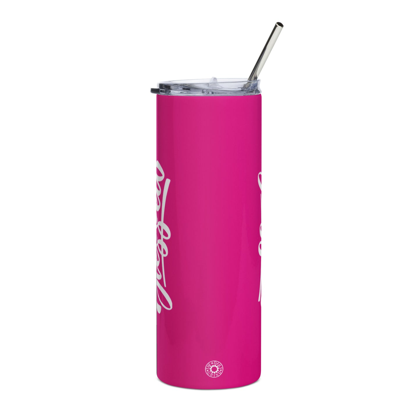 Hot Pink Blessed Stainless Steel Tumbler