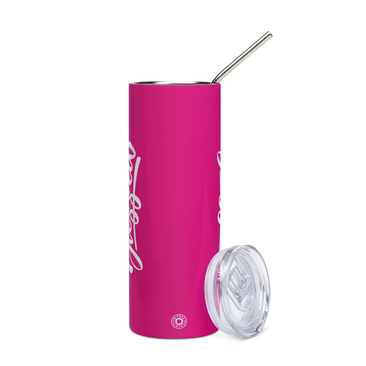 Hot Pink Blessed Stainless Steel Tumbler