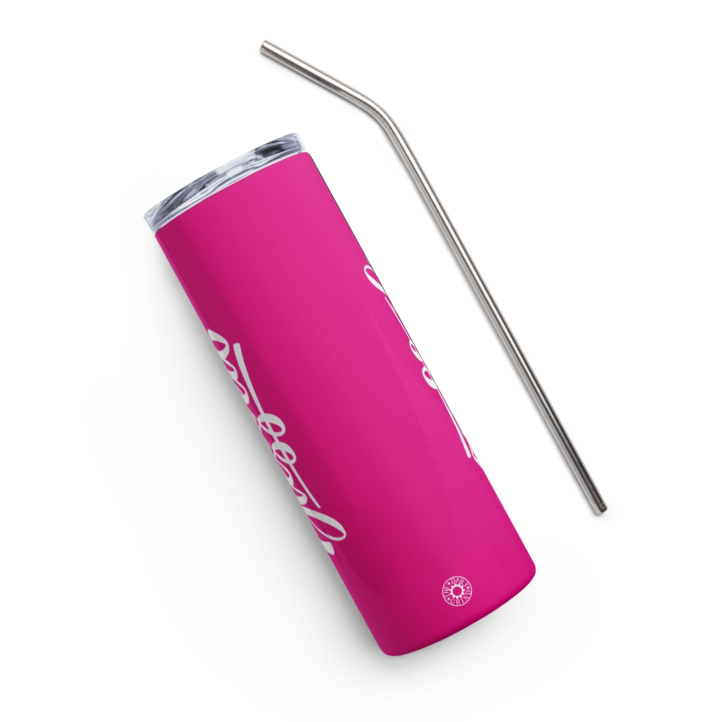 Hot Pink Blessed Stainless Steel Tumbler