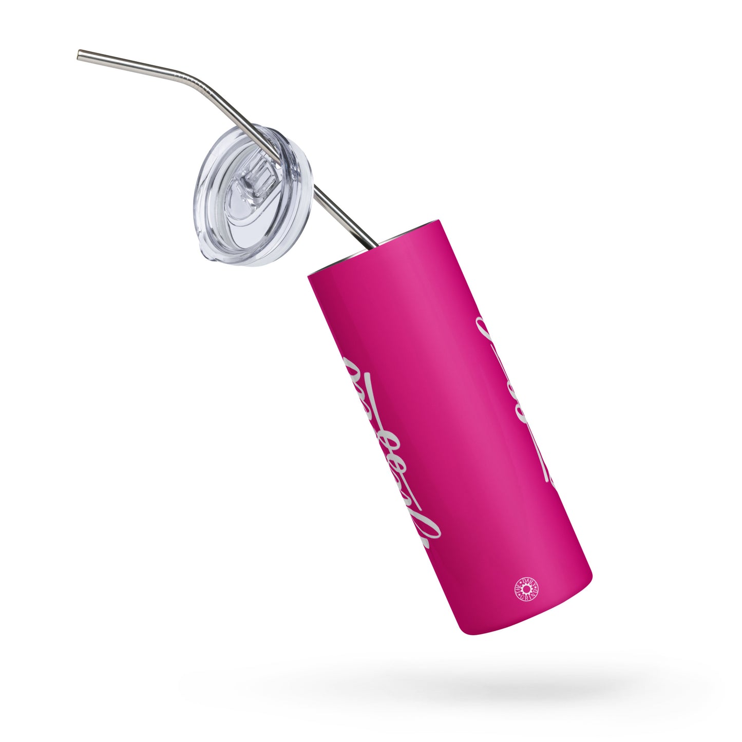 Hot Pink Blessed Stainless Steel Tumbler