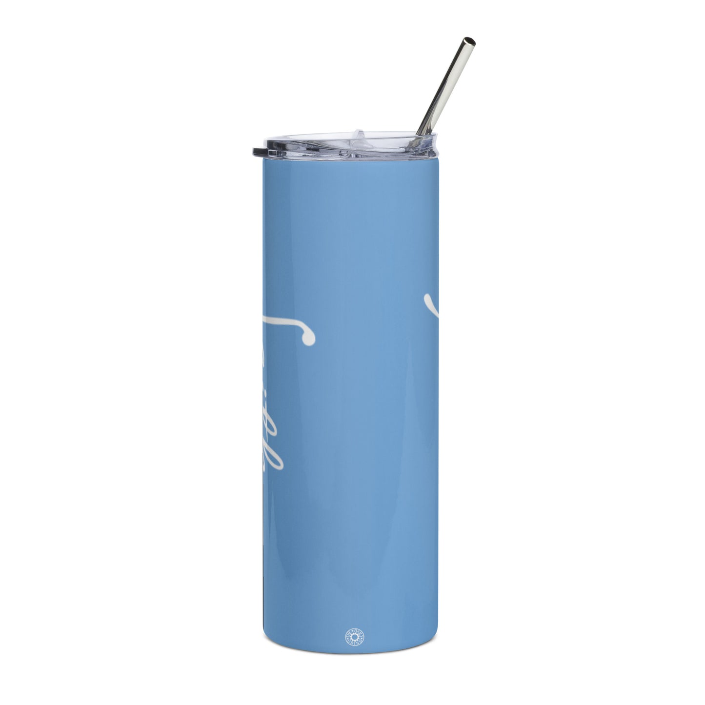 Light Blue Faith Stainless Steel Tumbler