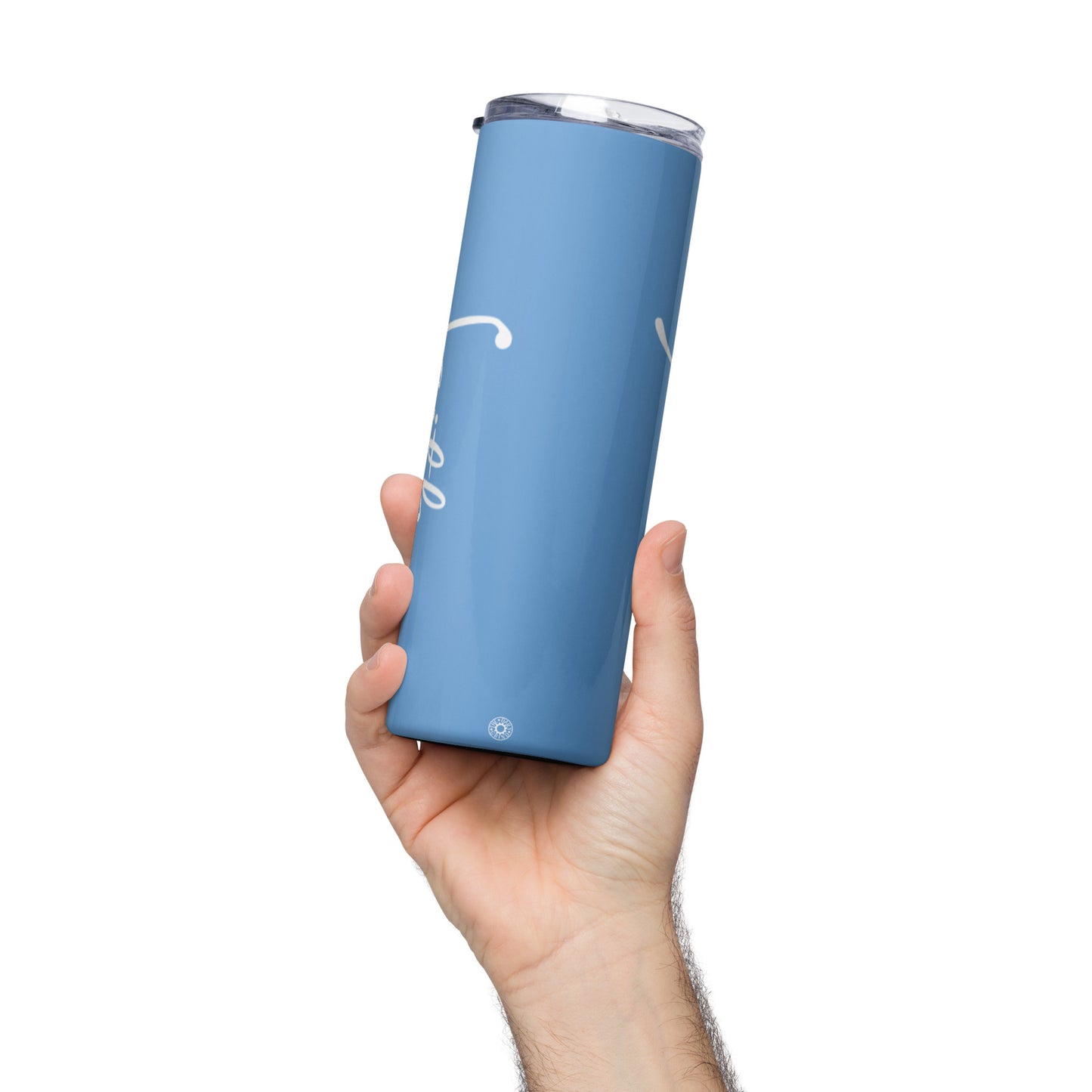 Light Blue Faith Stainless Steel Tumbler