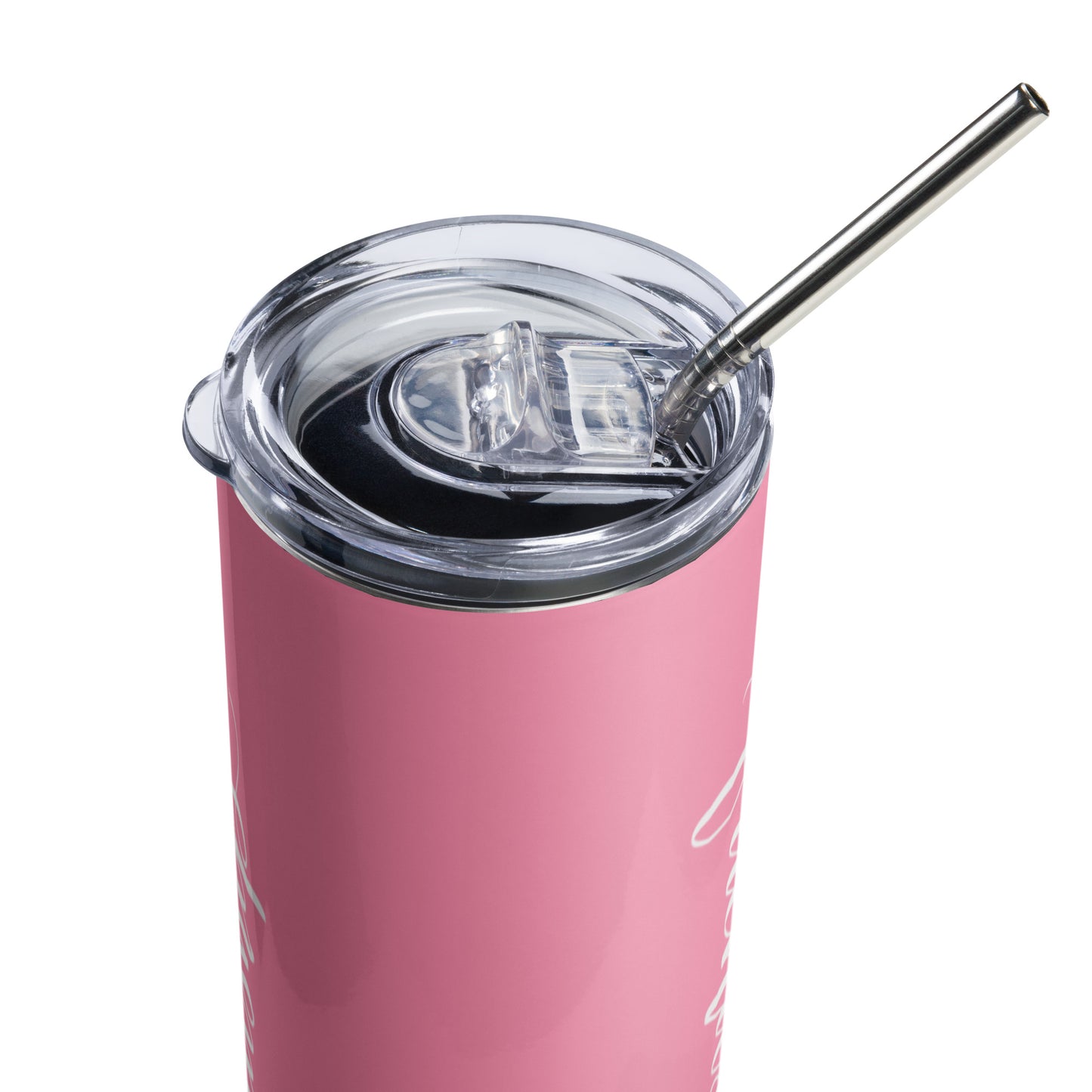 Light Pink Friendship Stainless Steel Tumbler