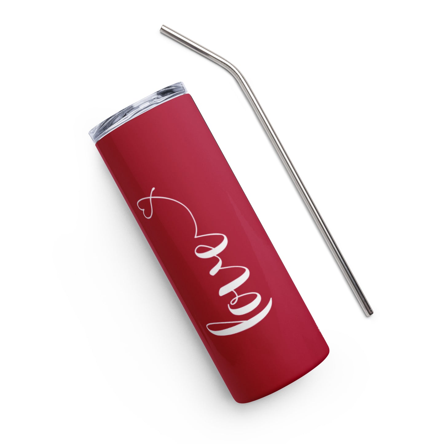 Red Love (heart) Stainless Steel Tumbler