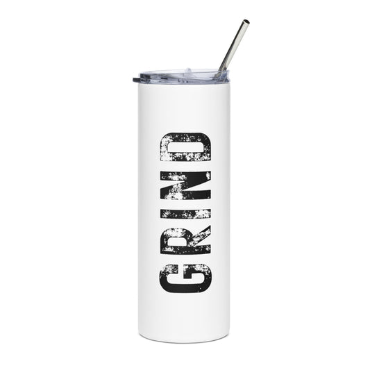 Stamped Grind Stainless Steel Tumbler