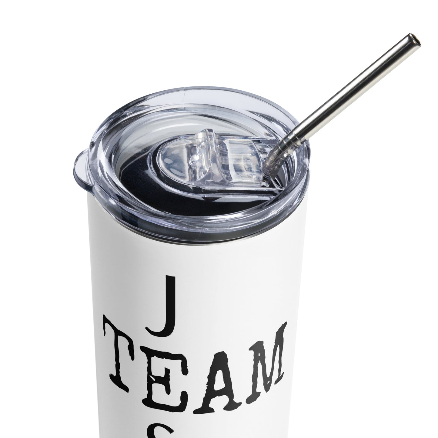 Team Jesus White Stainless Steel Tumbler