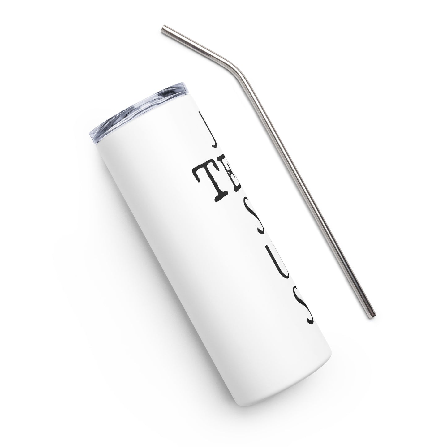 Team Jesus White Stainless Steel Tumbler