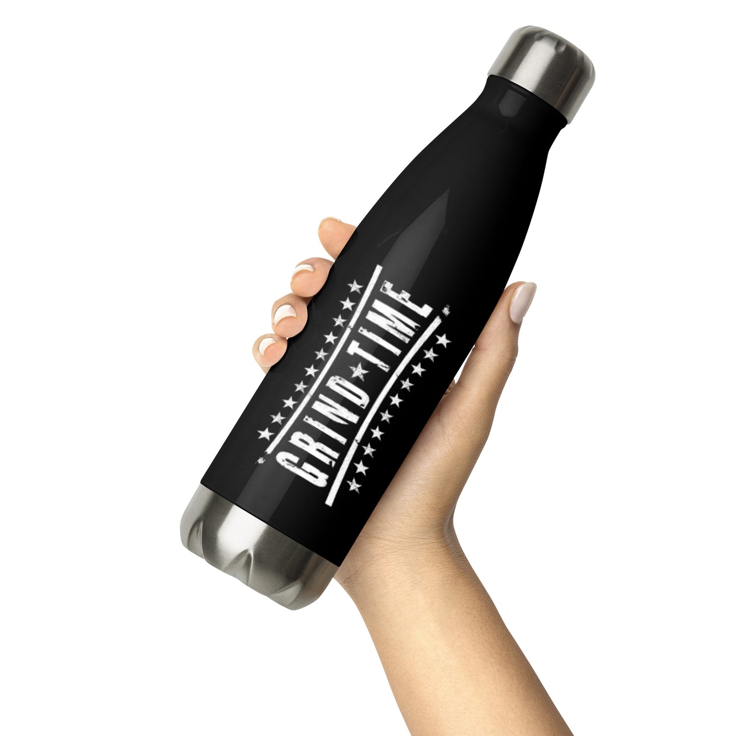 Grind Time Stainless Steel Water Bottle