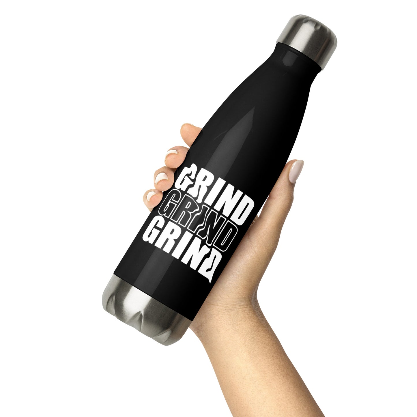 Grind Grind Grind Stainless Steel Water Bottle