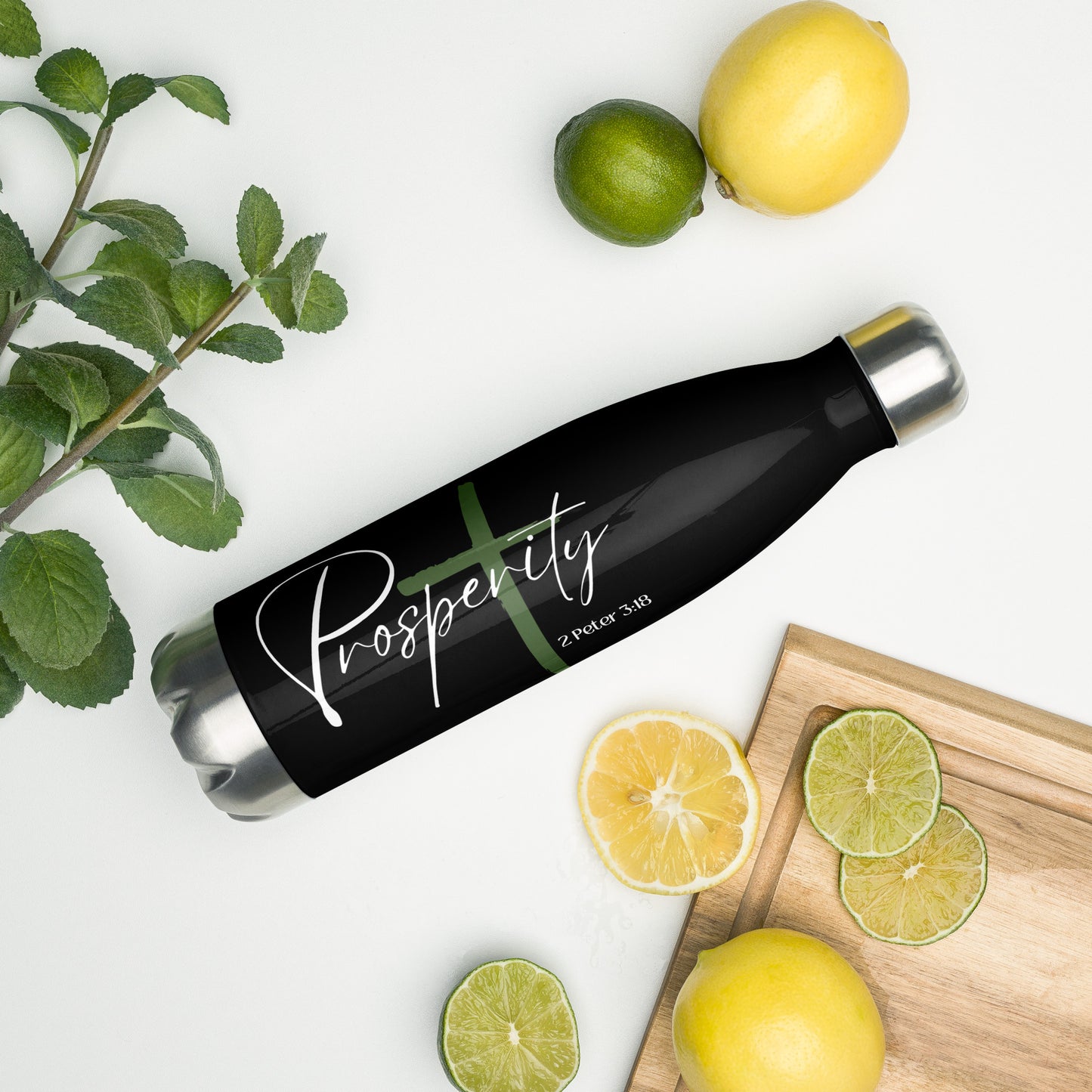 Prosperity Stainless Steel Water Bottle