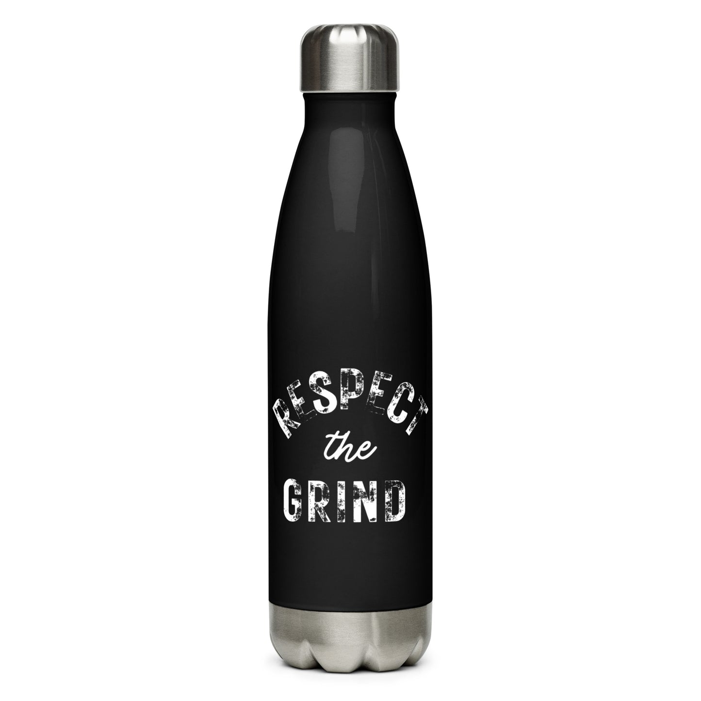 Respect the Grind Stainless Steel Water Bottle