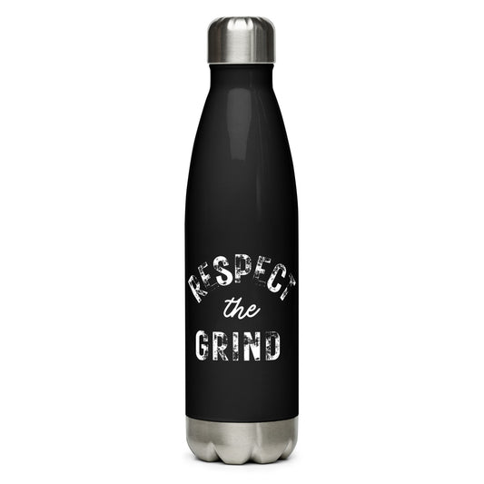 Respect the Grind Stainless Steel Water Bottle