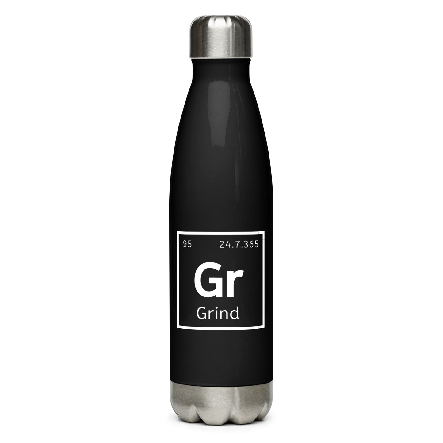 Grind Periodic Element Stainless Steel Water Bottle