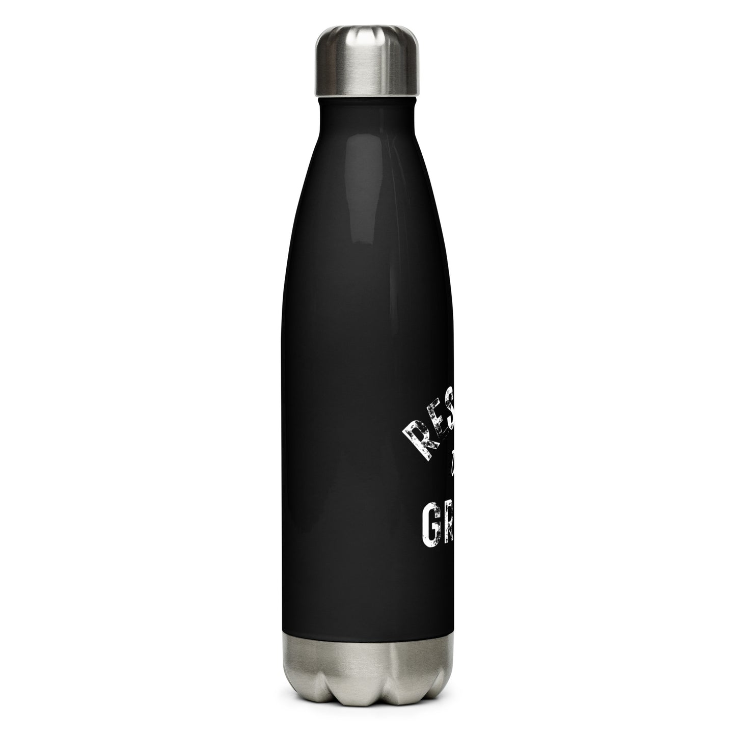 Respect the Grind Stainless Steel Water Bottle