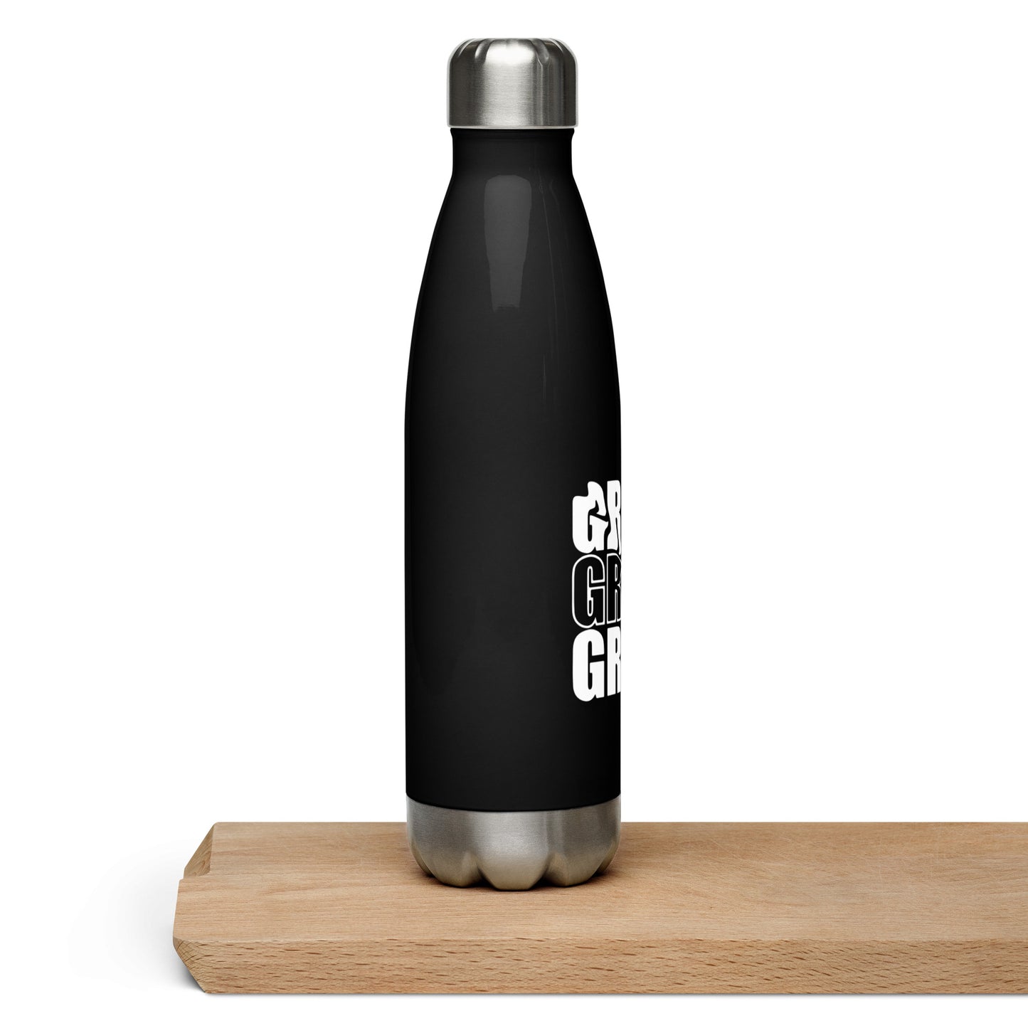 Grind Grind Grind Stainless Steel Water Bottle