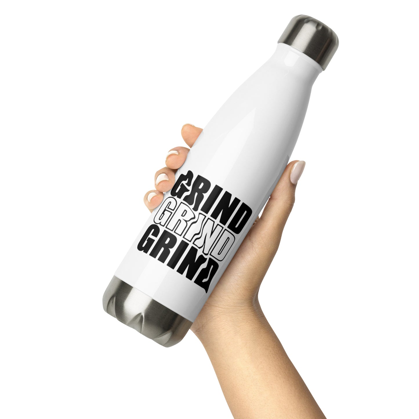 Grind Grind Grind Stainless Steel Water Bottle