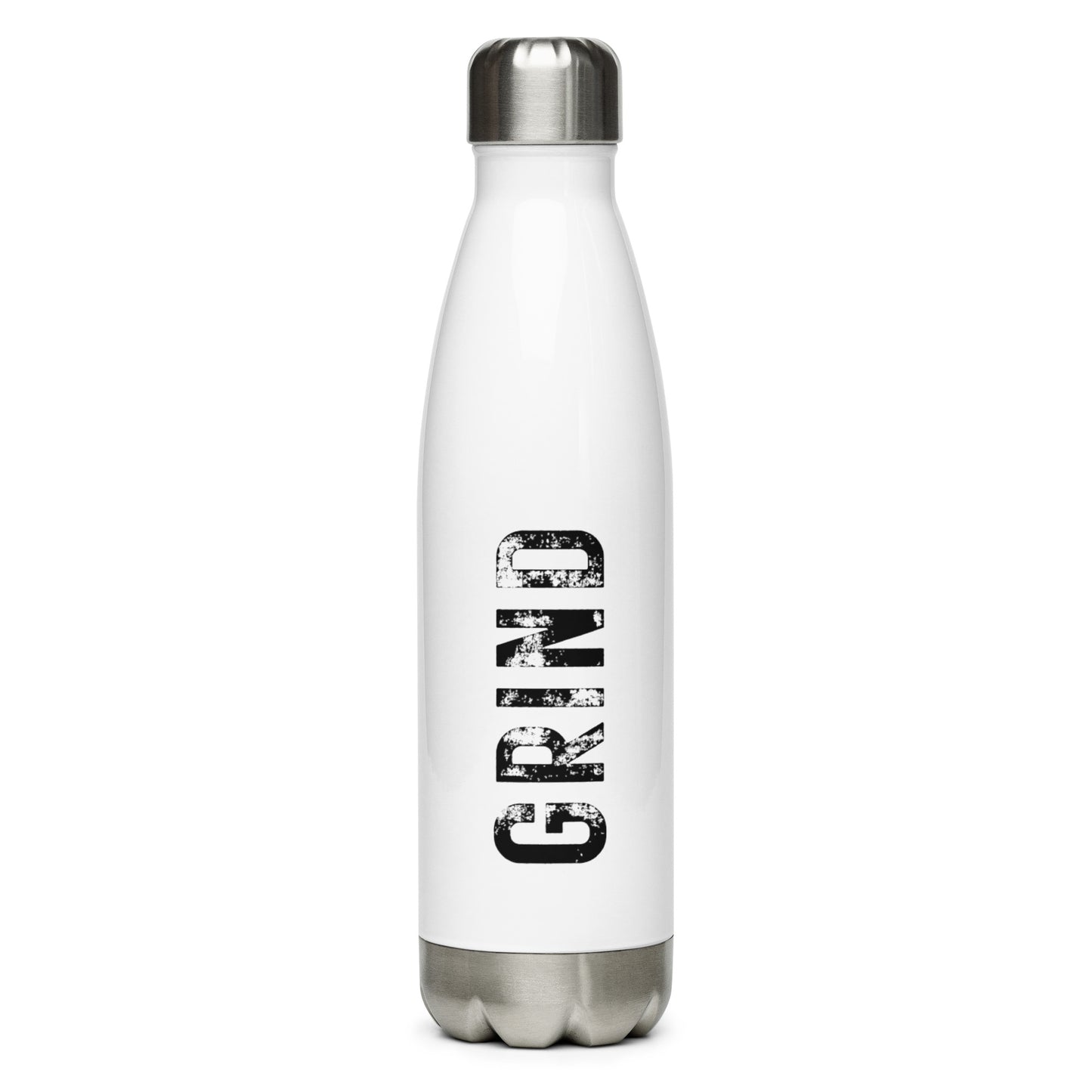 Stamped Grind Stainless Steel Water Bottle