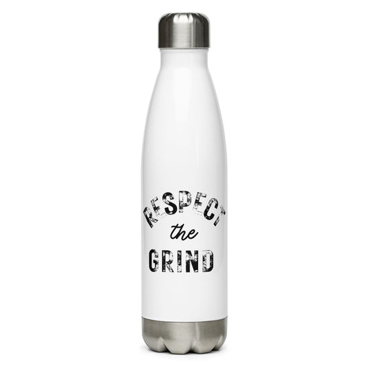 Respect the Grind Stainless Steel Water Bottle