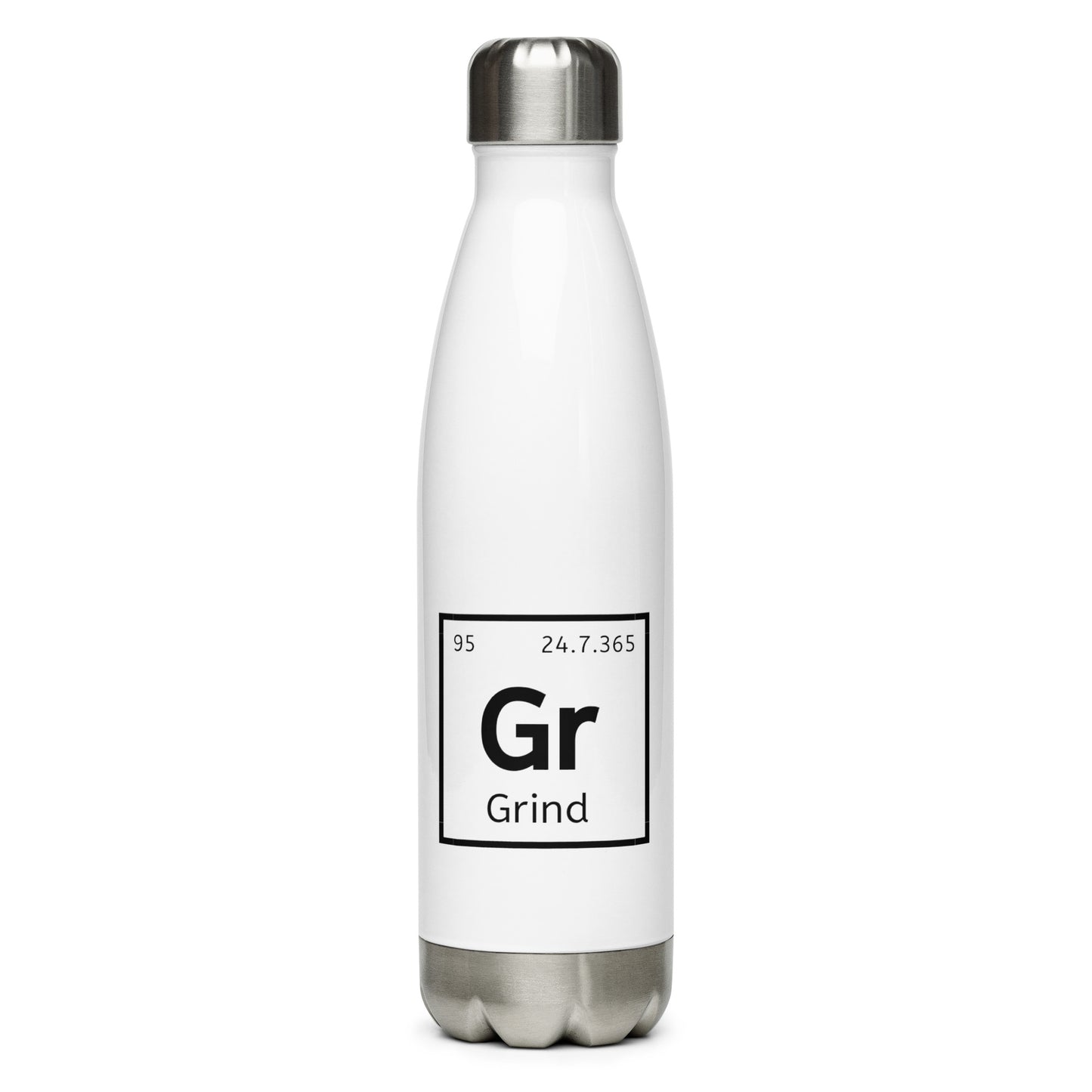 Grind Periodic Element Stainless Steel Water Bottle